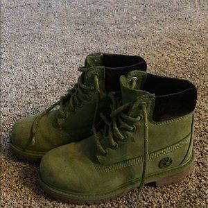 Timberland Boots, hunter green